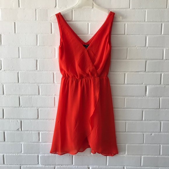 Forever 21 Dresses & Skirts - Forever 21 Flowy Orange Dress